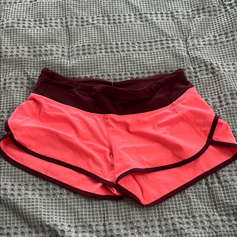 Women's Pink Lululemon Speed Shorts
